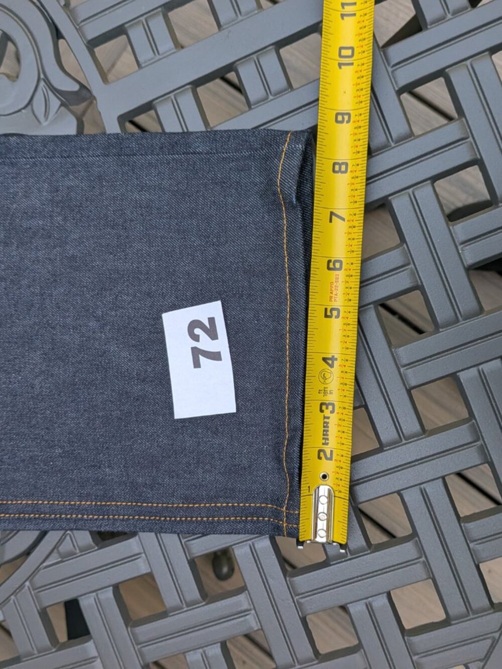 Brave Star Selvedge Denim Jeans Size 36 True Straight - Picture 9 of 12